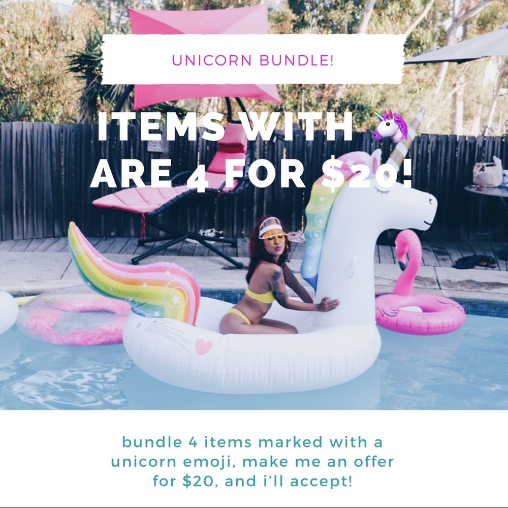 unicorn bundle! 4 for $20!